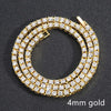 4MM 5MM Bracelet Necklace for Women Men Iced Out Tennis Chain Hip Hop Chain Jewelry for Men Necklace Accessories - Image 10