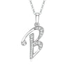 26 English Letter Zircon Pendant Necklace Temperament Personality Necklaces Jewelry Gift - Image 19
