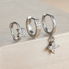 3PCS Stainless Steel Zircon Small Hoop Earrings Set For Women Geometric Cartilage Piercing Earring Wedding Jewelry - Image 13