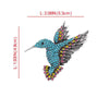 Hummingbird Brooches For Women Vintage Crystal Metal Animal Pins - Image 4