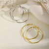 Stainless Steel Twist Circle Women Earrings Click Mobius Hoop Hies Earring And Mother's Day Gift - Image 24