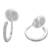 Copper Pressure Earrings Gold Color Rhinestone Spiral Cartilage Ear Cuff Lightweight Silver Color Clip on Compression Earring - Image 8