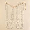 Imitation Pearl Tassel Shoulder Chain Bridal Body Jewelry - Image 15