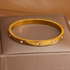 Crystal Star Stainless Steel Bangles for Women Jewelry Bracelets Party Accessories - Image 29