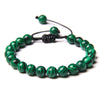 8MM Stone Bead Braid Bracelets Minimalist Carnelian Agates Jades Gem Woven Bangle Jewelry Gift For Women Men - Image 38