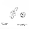 Stainless Steel Gold Color Women Brooch Crown Bee Butterfly Sun Snowflake Musical Note Badge Lapel Pin Accessories - Image 16