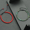 4mm Natural Stone Bracelet Men Women Handmade Braided Adjustable Braclet Small Tiger Eyes Howlite Agates Beads Braslet - Image 15