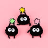 Cute Briquette Elf Enamel Pin Brooches For Women Lapel Pins Badge on Backpack Costume Accessories Jewelry Gifts 3pcs/set - Image 3
