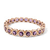 8mm Round Enamel Zirconia Bracelets For Women Colorful Boho Elastic Bangle - Image 8