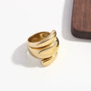 Stainless Steel Minimalism Smooth Ball Rings Gold Color Chunky Dome Ring For Women Men Statement Jewelry Party Gifts - Image 8
