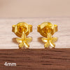 Gold Color Simple Small Flower Stud Earring For Women Cute Daily Wear Ear Piercing Jewelry - Image 10