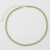 Sexy Short Sparking Rainbow Tennis Chain Chocker Necklace With CZ Personality Women Collar Jewellery - Image 26