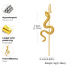 1 Piece Helix Hooks Earrings Ear Wrap Crawler Hook Earrings For Women, Snake Serpent Cartilage Piercing Punk Jewelry - Image 6