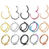 8mm Titanium Double Helix Nose Rings Hinged Segment Ring Ear CartilageTragus Helix Lip Piercing Nose Hoop Studs Punk Jewelry 1PC - Image 1