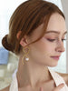 Knot Imitation Pearl Earrings Stainless Steel for Women Elegant Jewelry Gift - Image 4