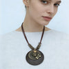 Long Chain Geometric Pendant Wooden Necklaces Pendants Sweater Necklaces Handmade Jewelry Gifts For Women - Image 20