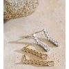 Bling Cubic Zirconia Square Drop Fantasy Earrings Dainty Daily Temperament Prom Party Jewelry Gift - Image 2