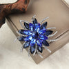 Sunflower Crystal Brooch Pin in Multiple Color Styles - Image 11