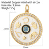 Eye Charm Jewelry Charms for Earrings Necklace Bracelet Making Cute Turkish Evil Blue Eye Pendant Gold Color Snake - Image 13