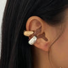 1pc Simple Metal Multilayer Hollow Ear Clips for Women Fake Piercing Water Drop Teardrop Cartilage Clip Earring Ear Cuff Jewelry - Image 7