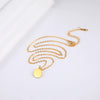Minimalist Small Round Pendant Necklaces for Women Stainless Steel Gold Color Simple Choker Necklaces Jewelry Gifts - Image 3