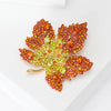 Berry Women's Rhinestone Leaf Brooches Unisex Plant Pins Office Party Casual Accessories Gifts - Image 4
