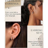 Silver Hoop Earrings for Women Men Micro Pave CZ Minimalist Huggie Hoops Stackable Ear Jewelry Gifts - Image 4