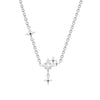 Silver Simple Tennis Chain Necklace Chain Pendant Necklace for Women Birthday Gift Jewelry - Image 20