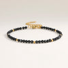 Faceted Bead Bracelet with Square Stainless Steel Spacers - Image 13
