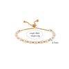 Gold Color Beads Freshwater Pearls Mixed Adjustable Stainless Steel Chain Bracelet Bangles For Women Elegant Jewelry - Image 7