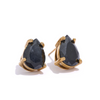 Shinny Cubic Zirconia Stainless Steel Water Drop Stud Earrings Women Gold Plated Bling Jewelry - Image 7