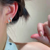 Star Hoop Earrings with Dazzling CZ Simple Stylish Ear Accessories for Women Silver Color Jewelry - Image 6