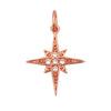 Cute Colourful Star Snowflake Sun FLowers Gold Charm Pendant, Cubic Zirconia CZ Paved,Jewelry Necklace Accessories - Image 23