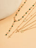 Layered Rosary Cross Necklace with Mary Pendant and Beaded Y Chain - Image 18