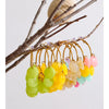 Summer Stainless Steel Colorful Resin Drop Charm Hoop Earrings Candy Color Pvd Plated Stylish Handmade Jewelry - Image 2