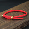 Stylish Stainless Steel Red Rope Bracelet Unisex Sliding Adjustable Milan Handmade Cord Braslet Leisure Student Daily Hand - Image 1