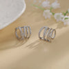 Fake Piercing Punk Earclips Earrings Geometric Stainless Steel Ear Cuff Winding Piercing Free Clip Earrings for Women Daily Wear - Image 6