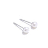 Size 5/6/8mm Pearls Ball Chic Stud Earrings for Ladies Stainless Steel Daily Jewelry Gift - Image 7