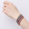 Rhinestone Elastic Bracelet Women Shiny Colorful Crystal Bangles Adjustable Layered Stackable Bracelet Wristband Jewelry - Image 4