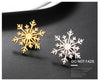 Stainless Steel Snowflake Brooch Pin in Gold-Tone or Silver-Tone - Image 14