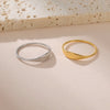 Cazador Stainless Steel Minimalist Women's Ring Gold Color Finger Rings Simple Jewelry Party Birthday Gift - Image 4