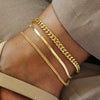 Stainless Steel Delicate Anklet for Women Gold Color Chain Anklet Bracelets on The Leg Do Not Fade Anklet Jewelry Women - Image 1