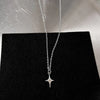 Y2K Star Cross Charm Necklace Unisex Grunge Punk Jewelry Pendant Accessory for Women And Men 45cm - Image 6