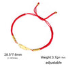 Simple Stainless Steel Foot Chain of Women Gold Color Feather Anklet Lucky Red String Jewelry Accessories Gifts - Image 11
