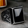 Tiger Eye Punk Rock Stainless Steel Signet Ring For Men Hip Hop Party Jewelry Male Wedding Anel - Image 8