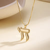 π Symbol Pendant Necklace For Women Men Copper Clavicle Chain Jewelry Accessories Gift - Image 7