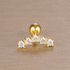 1PC 316L Stainless Steel Geometry Stud Earrings For Women Star Moon Lobe Daith Helix Cartilage Earring Piercing Jewelry - Image 22