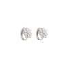 Silver Zircon Snowflake Stud Earrings For Woman Piercing Earring Wedding Jewelry Prevent Allergies - Image 6