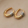 Design Crystal Geometric Stud Earrings for Women Jewelry Zirconia Beads Delicate Earrings - Image 10