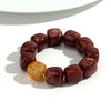 Acrylic Geometric Bead Bracelet with Elastic Stretch Fit - Image 7